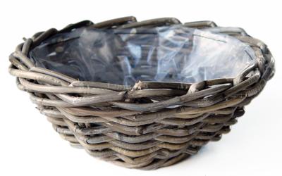 schaal antiek grijs D30H12 cm Van der Leeden - Van der leeden