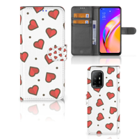 OPPO Reno5 Z | A94 5G | Telefoon Hoesje | Hearts - thumbnail