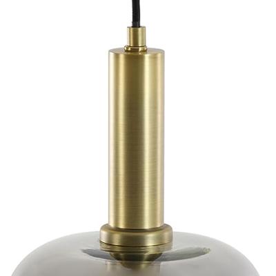 Light & Living Smoke glazen hanglampLekar Ø 16cm - 1x E27 - 2950284