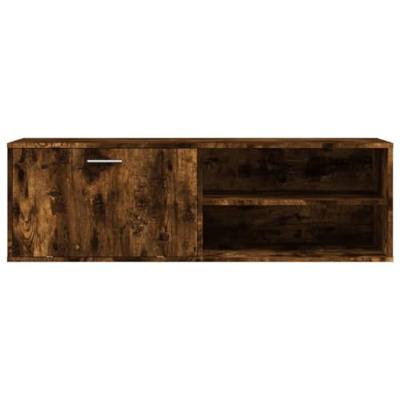 Tv-meubel 120x34x37 cm bewerkt hout gerookt eikenkleurig