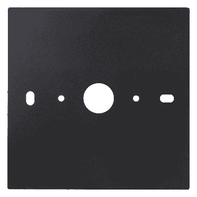 In-lite Afdek- montageplaatEVO WALL MOUNT DARK 100-230V voor EVO WALL - 10704400