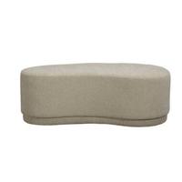 Poef Siena - taupe - 44x120x60 cm - Leen Bakker - thumbnail