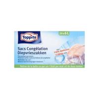 Toppits Diepvrieszakjes 6ltr 20 stuks - thumbnail