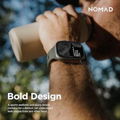 Nomad Sport Strap V2 Apple Watch 42mm / 44mm / 45mm / 49mm Ash Green