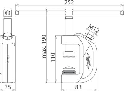 DEHN EFK FL40 SKN Aardingsfreesklem 1 stuk(s)