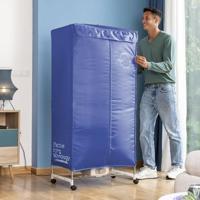 Draagbare elektrische droger met 2 niveaus Dupledry Blue InnovaGoods 1200 W - thumbnail