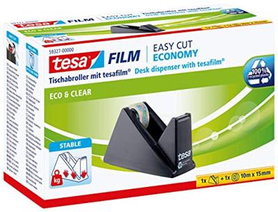 tesa Plakbanddispenser Zwart Rolbreedte (max.): 19 mm Rollengte (max.) 33 m