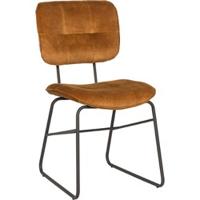 LABEL51 Eetkamerstoel 'Dez', Velvet, kleur Okergeel - thumbnail