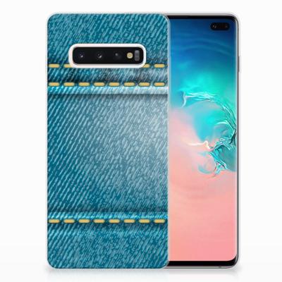 Samsung Galaxy S10 Plus | Sillicone Back Cover | Jeans
