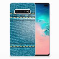 Samsung Galaxy S10 Plus | Sillicone Back Cover | Jeans - thumbnail