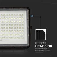 V-TAC VT-180W 7828 LED-schijnwerper, Zonne-energiemodule Neutraalwit Zwart - thumbnail