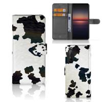 Sony Xperia 1 II | Telefoonhoesje | Met pasjeshouder | Koeienvlekken - thumbnail