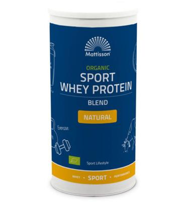 Mattisson Healthstyle Mattisson Healthstyle Organic Sport Whey Protein Blend Natural (450g)