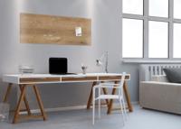 Sigel SI-GL247 Glasmagneetbord Artverum 1300x550x15mm Natural Wood - thumbnail