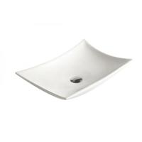 Opbouw Wastafel Best Design Raaf 56x37x10,5 cm Keramisch Hoogglans Wit - thumbnail