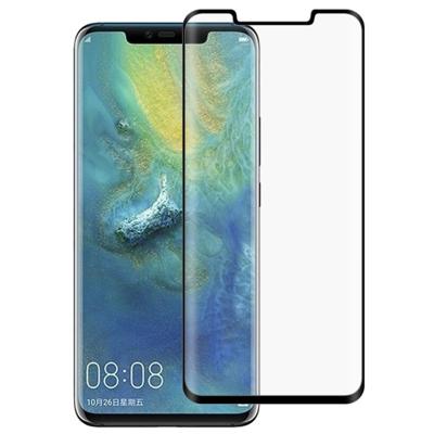 Rand lijm 3D gebogen rand volledig scherm gehard glas film voor Huawei P30 Pro (zwart)