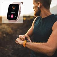 Hama Smartwatch Fit Watch 5910 GPS Waterdicht Hartslag Calorieën Rosé - thumbnail