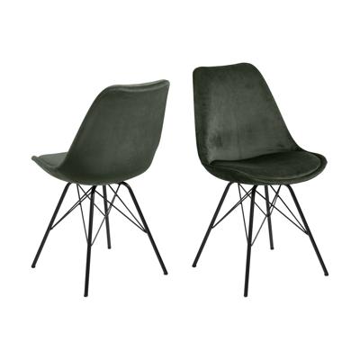 Bendt Eetkamerstoel 'Liva' Velvet, kleur Forest Green Bendt Eetkamerstoel 'Liva' Velvet, kleur Forest Green