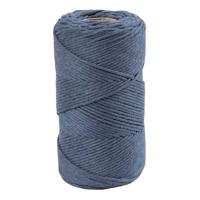 Creativ Company Macrame koord - blauw, 198m - thumbnail