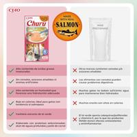 INABA Churu Salmon with tuna recipe - Kattensnoepje - 4x14g - thumbnail