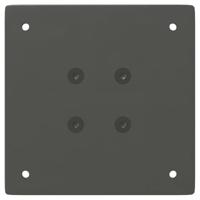 Salontafelpoten 4 st 42-44 cm staal antraciet - thumbnail