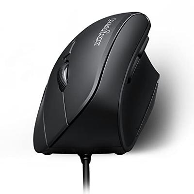 Perixx Vertikal Perimice-515 II Ergonomische muis USB Optisch Zwart 6 Toetsen 1600 dpi Ergonomisch Perixx Vertikal Perimice-515 II Ergonomische muis USB Optisch Zwart 6 Toetsen 1600 dpi Ergonomisch
