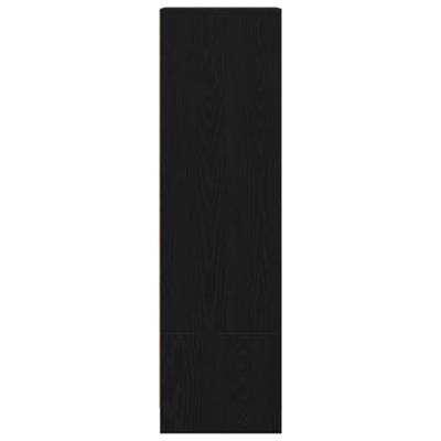 Highboard 29,5x34x119,5 cm spaanplaat zwart eikenkleurig Highboard 29,5x34x119,5 cm spaanplaat zwart eikenkleurig