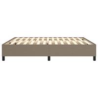Bedframe zonder matras stof taupe 180x200 cm - thumbnail