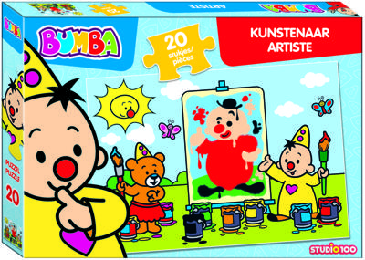 Studio 100 Bumba puzzel kunstenaar, 20st.