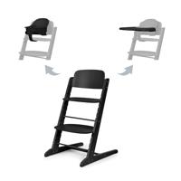 CYBEX IRIS 3-in-1 kinderstoel - hout - inclusief babyset en dienblad - prachtig zwart - thumbnail