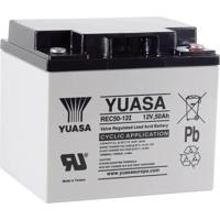 Yuasa REC50-12 Loodaccu 12 V 50 Ah Loodvlies (AGM) (b x h x d) 197 x 175 x 165 mm M5-schroefaansluiting Geringe zelfontlading, Onderhoudsarm, Cyclusbestendig - thumbnail