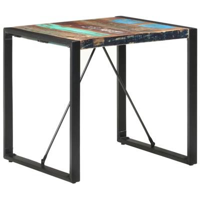 vidaXL Eettafel 80x80x75 cm massief gerecycled hout vidaXL Eettafel 80x80x75 cm massief gerecycled hout