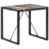 vidaXL Eettafel 80x80x75 cm massief gerecycled hout - thumbnail