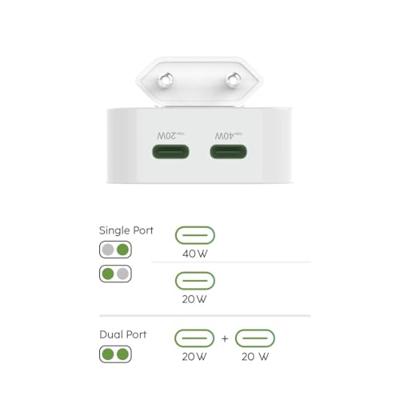 Hama USB-oplader 40 W USB-C USB PD 3.0, QC 2.0, QC 3.0 Wit Thuis GaN, USB Power Delivery (USB-PD) Hama USB-oplader 40 W USB-C USB PD 3.0, QC 2.0, QC 3.0 Wit Thuis GaN, USB Power Delivery (USB-PD)