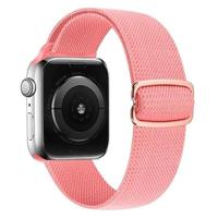 Solo Loop Nylon bandje - Roze - Geschikt voor Apple Watch 44mm / 45mm / 46mm / 49mm - thumbnail