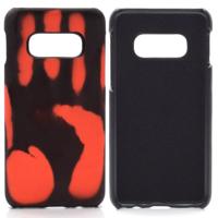 Paste skin + PC thermische sensor verkleuring Case voor Galaxy S10 (rood) - thumbnail