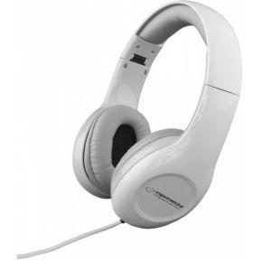 Esperanza EH138W hoofdtelefoon/headset Hoofdtelefoons Bedraad Hoofdband Muziek Wit
