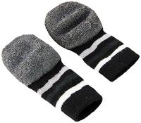 Trixie hondensokken anti-slip met rubberlaag rondom zwart - thumbnail