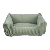 TRIXIE Hondenbed Marley 100 x 70 cm in salie - vierkante hondenmand voor grote honden - gezellige hondenmand met hoogwaardige canvas katoenen overtrek - zacht en wasbaar - 37692 - thumbnail