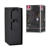 Paulmann 94314 Buitenstopcontact met schakelklok Antraciet - thumbnail