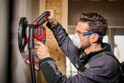 Einhell Professional TP-DWS 18/225 Li BL Solo Power X-Change 4259995 Wand- en plafondschuurder 225 mm Incl. accessoires, Zonder accu, Zonder lader