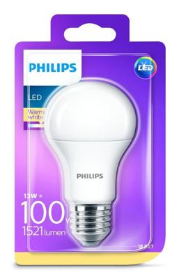 LED 13W=100W A60 E27 warm wit 1521 lumen