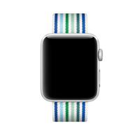 Apple Woven Nylon Apple Watch 42mm / 44mm / 45mm / 49mm Blue Stripe - thumbnail