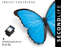 Kangaro SL-11111021 Cartridge SecondLife HP 21 XL Zwart - thumbnail