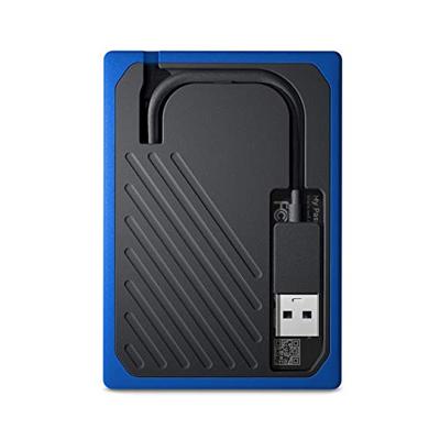 Western Digital My Passport Go 1000 GB Zwart, Blauw
