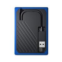Western Digital My Passport Go 1000 GB Zwart, Blauw - thumbnail