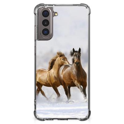 Samsung Galaxy S21 Case Anti-shock Paarden Samsung Galaxy S21 Case Anti-shock Paarden