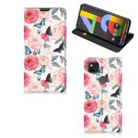 Google Pixel 4a Smart Cover Butterfly Roses - thumbnail