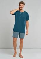 Schiesser Schiesser heren Shortama 173863 petrol - thumbnail