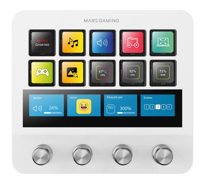 Toetsenbord Mars Gaming MSDPROW Wit Toetsenbord Mars Gaming MSDPROW Wit